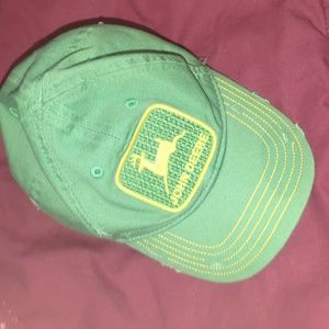 Green Toddler John Deere Hat